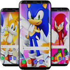 Sonic's dash wallpaper HD+ icône