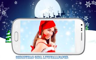 Christmas Girl Live Wallpaper capture d'écran 3