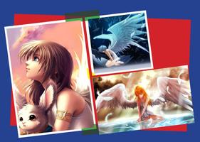 Angel Anime Live Wallpaper Affiche