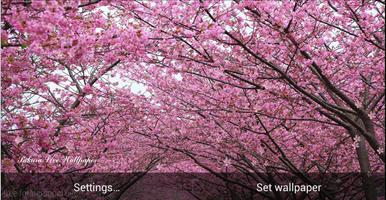 Sakura HD Live Wallpaper ảnh chụp màn hình 2