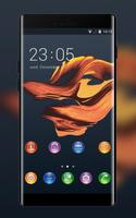 Theme for Xperia Ion: Golden Wallpaper & Icons poster