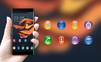 Theme for Xperia Ion: Golden Wallpaper & Icons screenshot 3