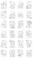 Kids Coloring ( Fruit elf ) Affiche