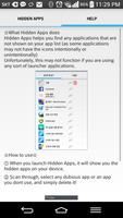 Hidden Apps screenshot 1