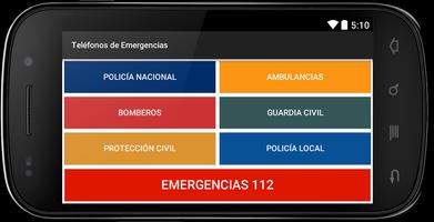 Teléfonos de emergencias 스크린샷 1