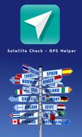 Vérifiez satellite - GPS Aide Affiche