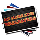 mon nom live wallpaper icône