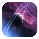 Saturn galaxy twinkle theme APK