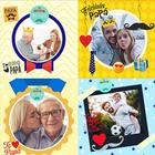 Father's day photo frame icon