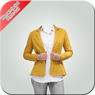Woman Jacket Photo Suit icon