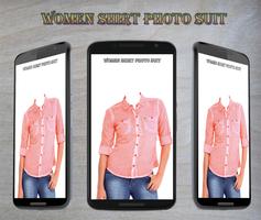 Women Shirt Photo Suit syot layar 1