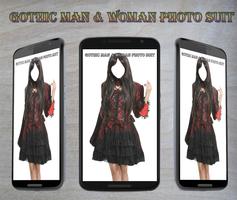 Gothic Man & Woman Photo Suit screenshot 1