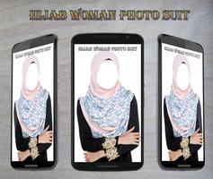 Hijab Woman Photo Suit Affiche