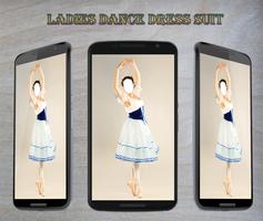 Ladies Dance Dress Suit Plakat