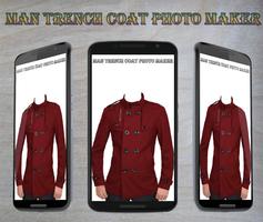 Man Trench Coat Photo Maker imagem de tela 1