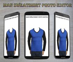 Man Sweatshirt Photo Editor تصوير الشاشة 2