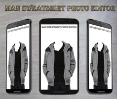 Man Sweatshirt Photo Editor تصوير الشاشة 3