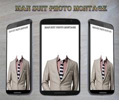 Man Suit Photo Montage imagem de tela 1