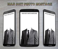 Man Suit Photo Montage captura de pantalla 2