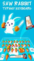 Typany Bunny Rabbit Keyboard Theme Affiche