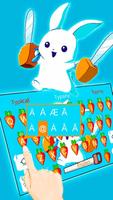 Typany Bunny Rabbit Keyboard Theme capture d'écran 1