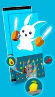 Typany Bunny Rabbit Keyboard Theme screenshot 2