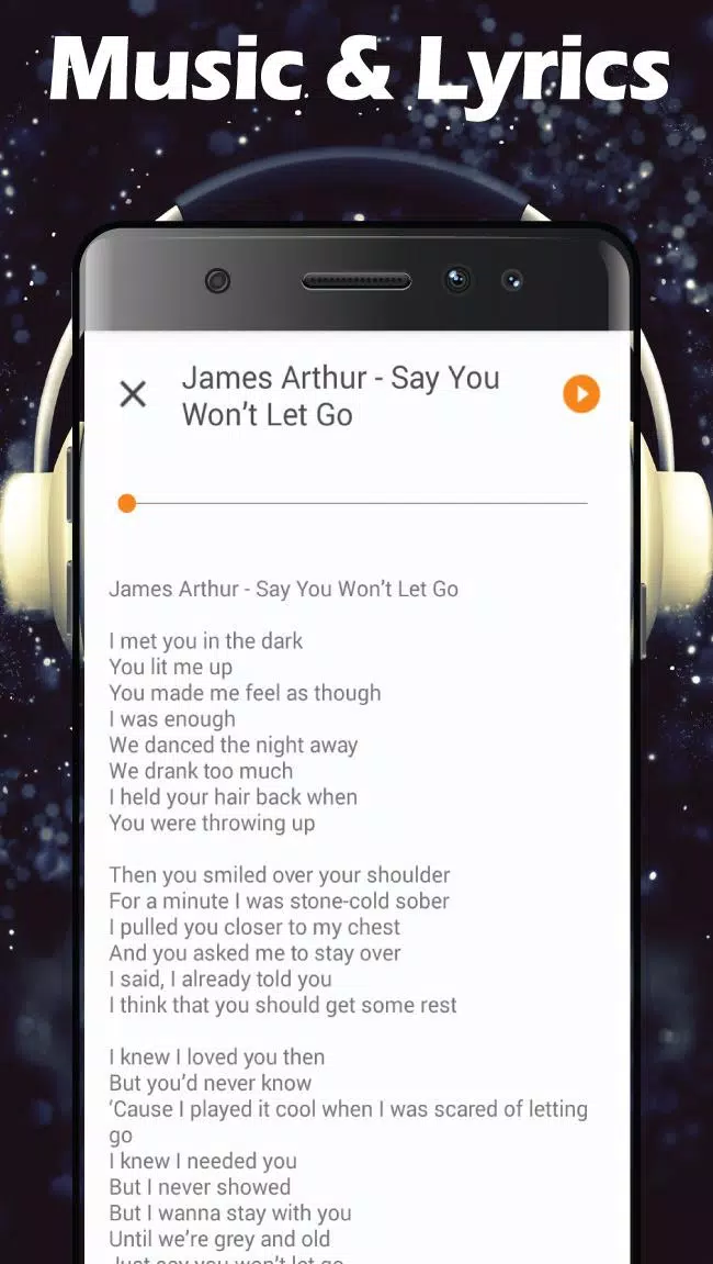 Say You Won't Let Go中英文歌詞James Arthur 