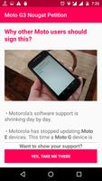 MotoG3 Nougat Petition captura de pantalla 2