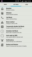 Call Blocker captura de pantalla 1