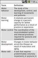 برنامه‌نما Motor Learning and Control عکس از صفحه