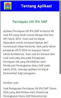 IPA - Persiapan UN SMP 스크린샷 1