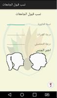 نسب قبول الجامعات Plakat