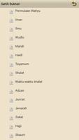 Sahih Bukhari (Indonesia) captura de pantalla 1