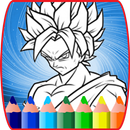 coloring book for super saiyan coloring page APK