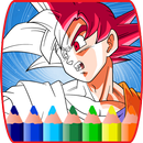 coloring book for saiyan super-héro coloring kids APK