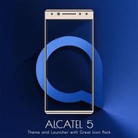 alcatel 5 theme and launcher پوسٹر