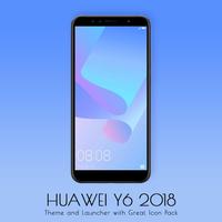 Huawei Y6 (2018) Theme and launcher الملصق