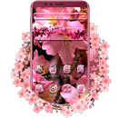 Pink Flower Sakura Launcher APK