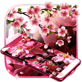 Pink Cherry Blossom Theme icon