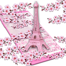 Сакура Розовая Эйфелева башня APK