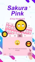 Sakura Pink Theme&Emoji Keyboard capture d'écran 3