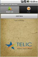 SMS and Call Blocker Cartaz