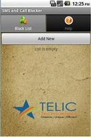 SMS and Call Blocker Affiche