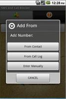 SMS and Call Blocker capture d'écran 1