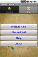 SMS and Call Blocker imagem de tela 2