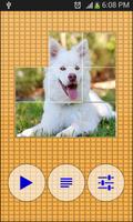 free dog puzzles पोस्टर