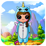 unicorn ponny puzzle Girl