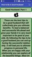 How To Be A Good Husband ภาพหน้าจอ 2