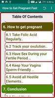 How to Get Pregnant Fast capture d'écran 2