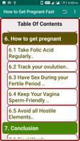 How to Get Pregnant Fast تصوير الشاشة 2